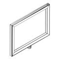 Amko 7 x 11 in. Metal Sign Holder, Chrome MC711-CH